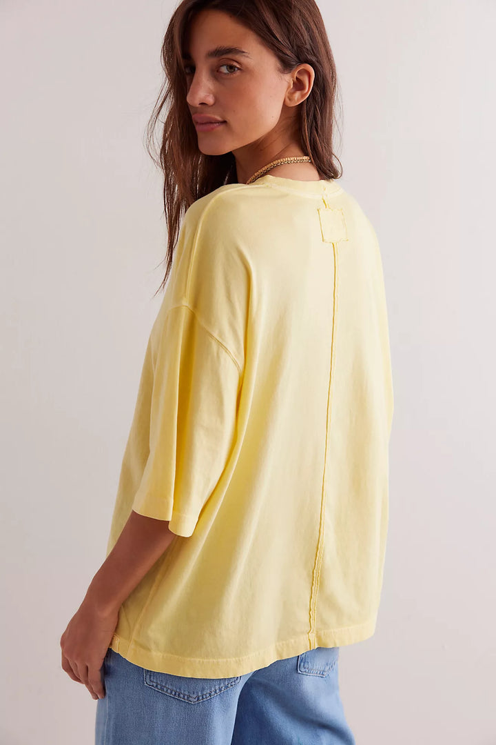 Free People Perfect Oversized Tee, Oversized Tee, Basic Tee, Basic Top, Free People, Adeline Boutique, Dallas Boutique