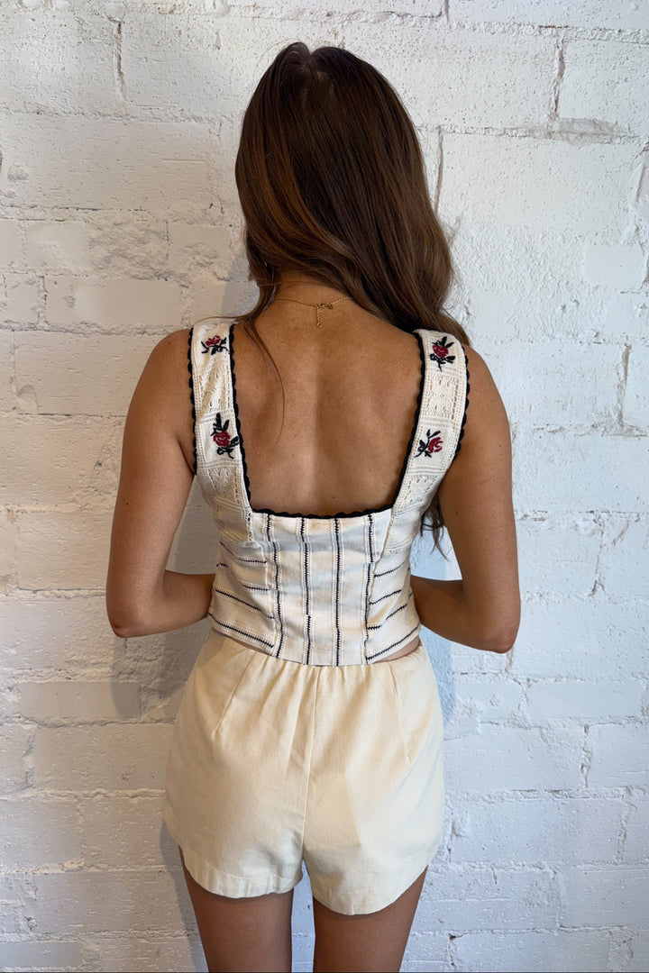 Free People Rose Bud Knit Top, Knit Top, Free People Top, Tank Top, Adeline Boutique, Dallas Boutique, Tops