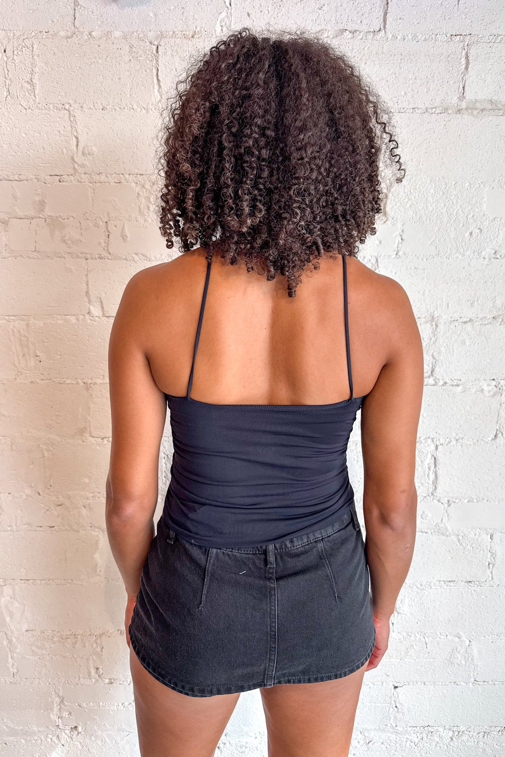 Free People Round Two Cami, Black Cami, Tank Top, Halter Tops, Basic Tops, Basic Tanks, Free People Tops, Adeline Boutique, Dallas Boutique, Women's Clothing Boutique