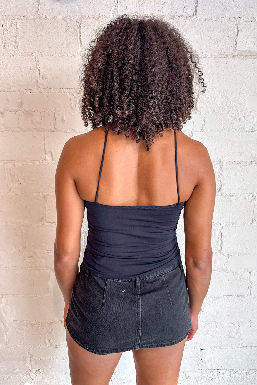 Free People Round Two Cami, Black Cami, Tank Top, Halter Tops, Basic Tops, Basic Tanks, Free People Tops, Adeline Boutique, Dallas Boutique, Women's Clothing Boutique