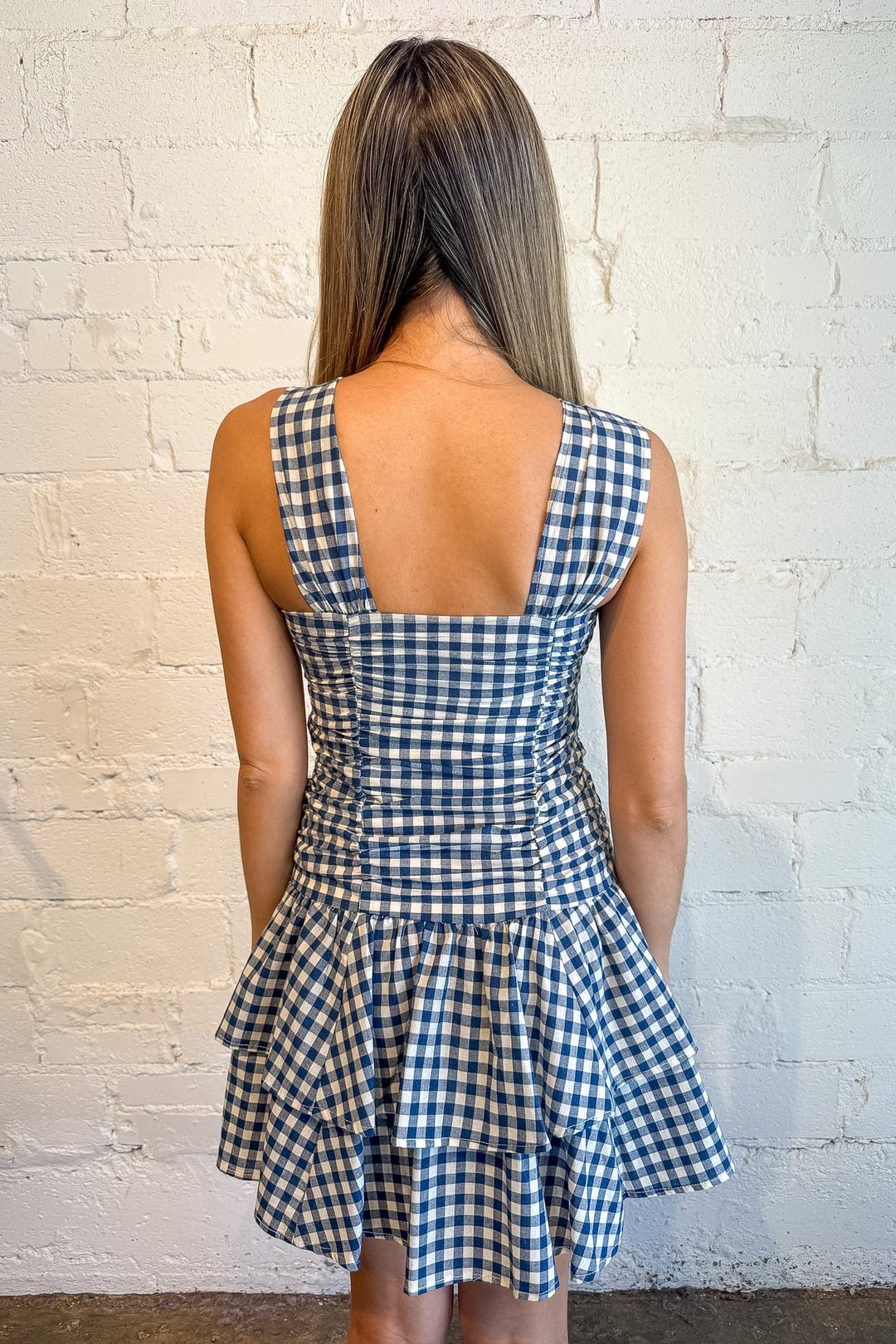mini gingham dress, #adeline boutique, #boutique