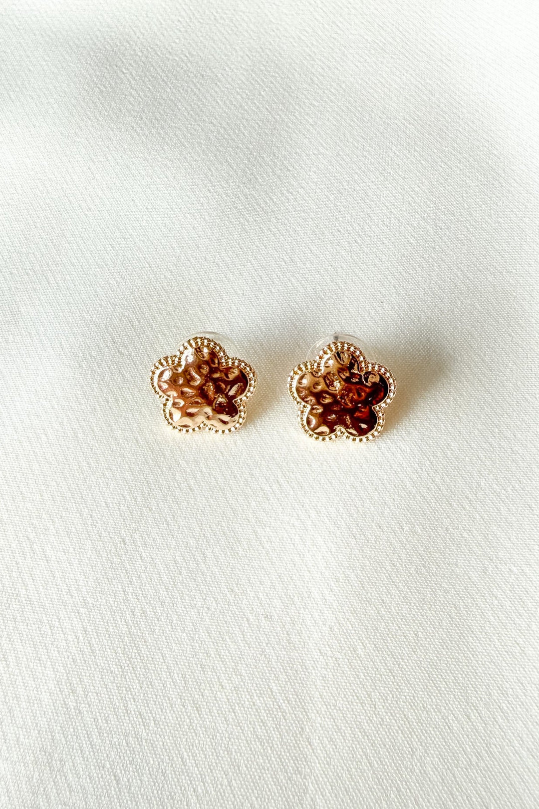Gold Clover Stud Earrings, Gold Earrings, Earrings, Jewelry, Adeline Boutique, Accessories, Boutique Jewelry, Women's Jewelry