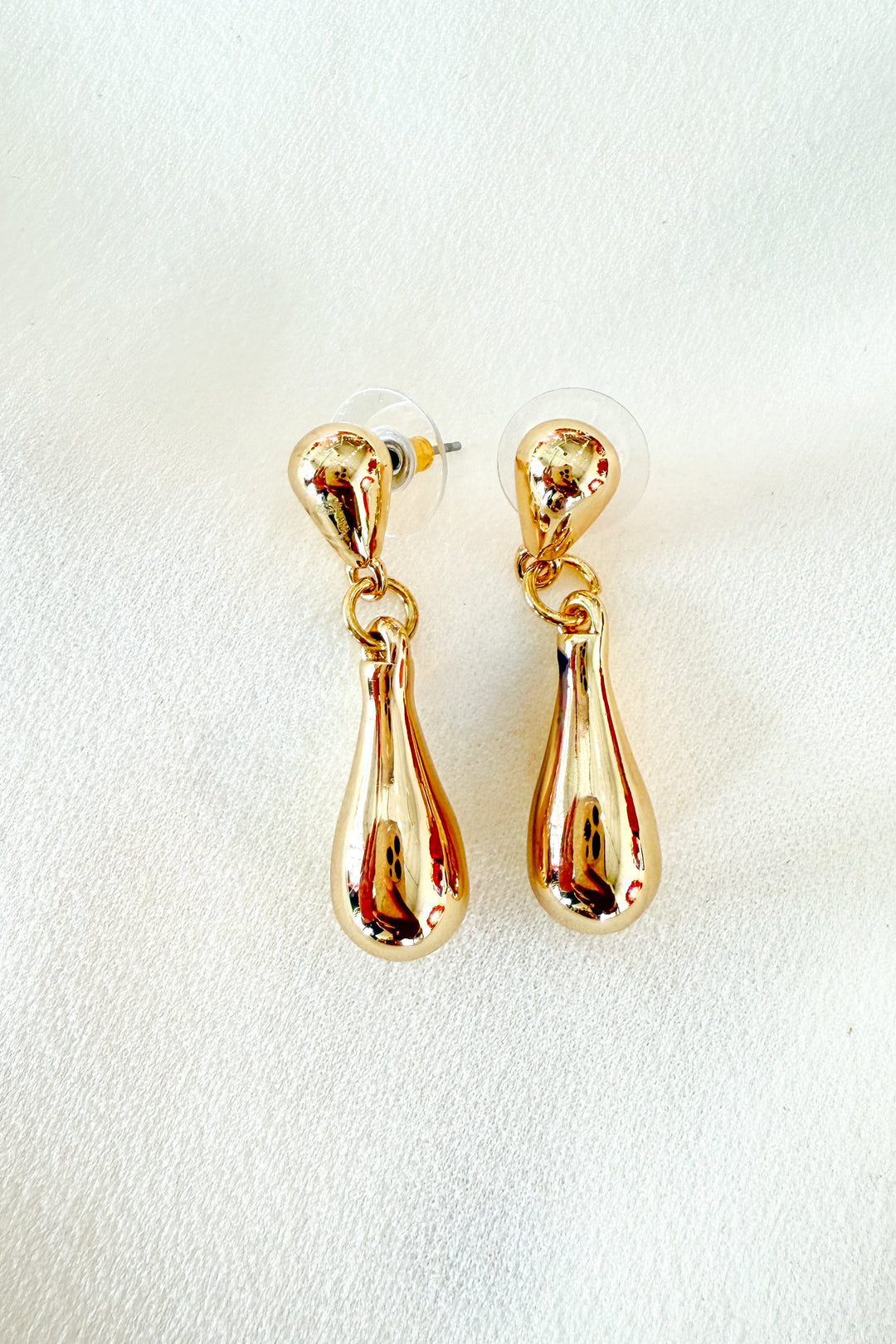 Gold Dipped Liquid Gold Drop Earring, Gold Earrings, Earrings, Accessories, Adeline Boutique, Dallas Boutique, Jewelry