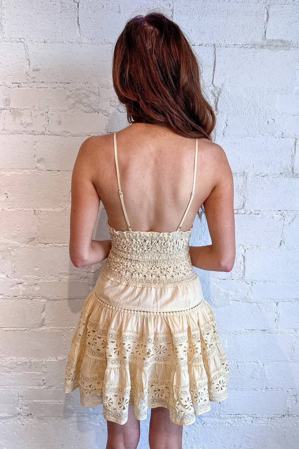 Golden Petals Mini Dress, Yellow Dress, Wedding Guest Dress, Adeline Boutique, Boutique Dresses, Dallas Boutique, Lace Dress, Summer Styles