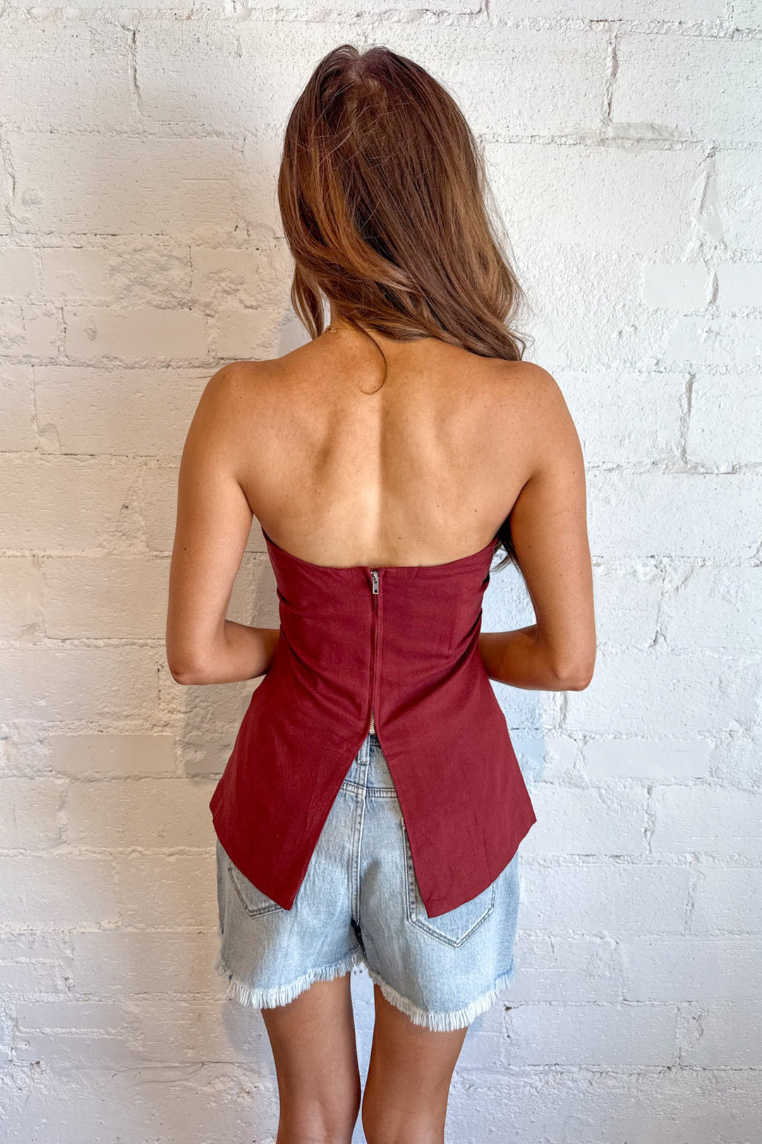 Gordon Top, Tube Top, Adeline Boutique, Dallas Boutique, Gam Day Outfit, Tops