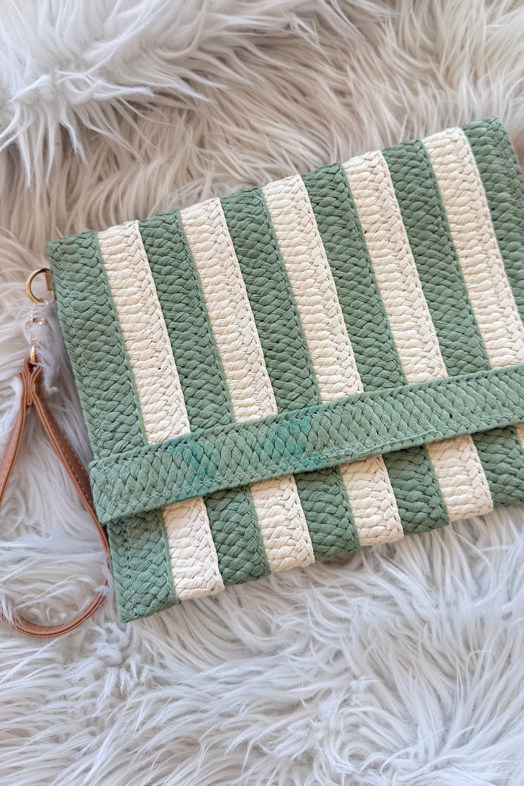 Striped Straw Clutch, Clutch, Accessories, Purse, Adeline Boutique, Dallas Boutique, Beach Accessories, Spring Styles