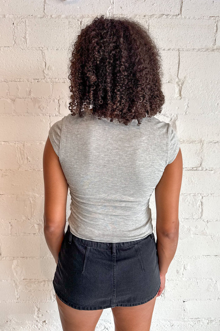 Free People Oh My Darling Tee, Basic Top, Tops, Adeline Boutique, Free People Tops, Butter Yellow Tops, Dallas Boutique, Women's Clothing Boutique