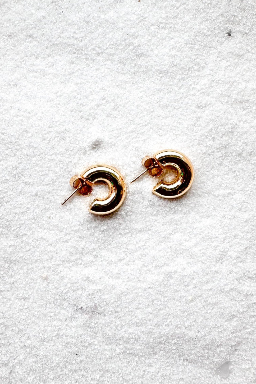 Hailey Mini Hoop 14K Gold Dipped, Small Hoop Earrings, Adeline Boutique, Gift Idea, Dallas Boutique, Butiques