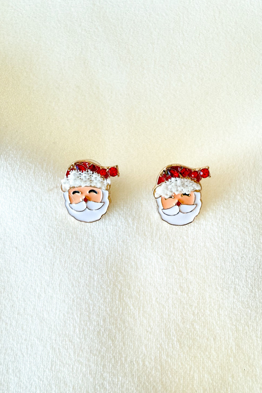 Happy Santa Earrings, Santa Earrings, Holiday Jewelry, Boutique Jewelry, Adeline Boutique