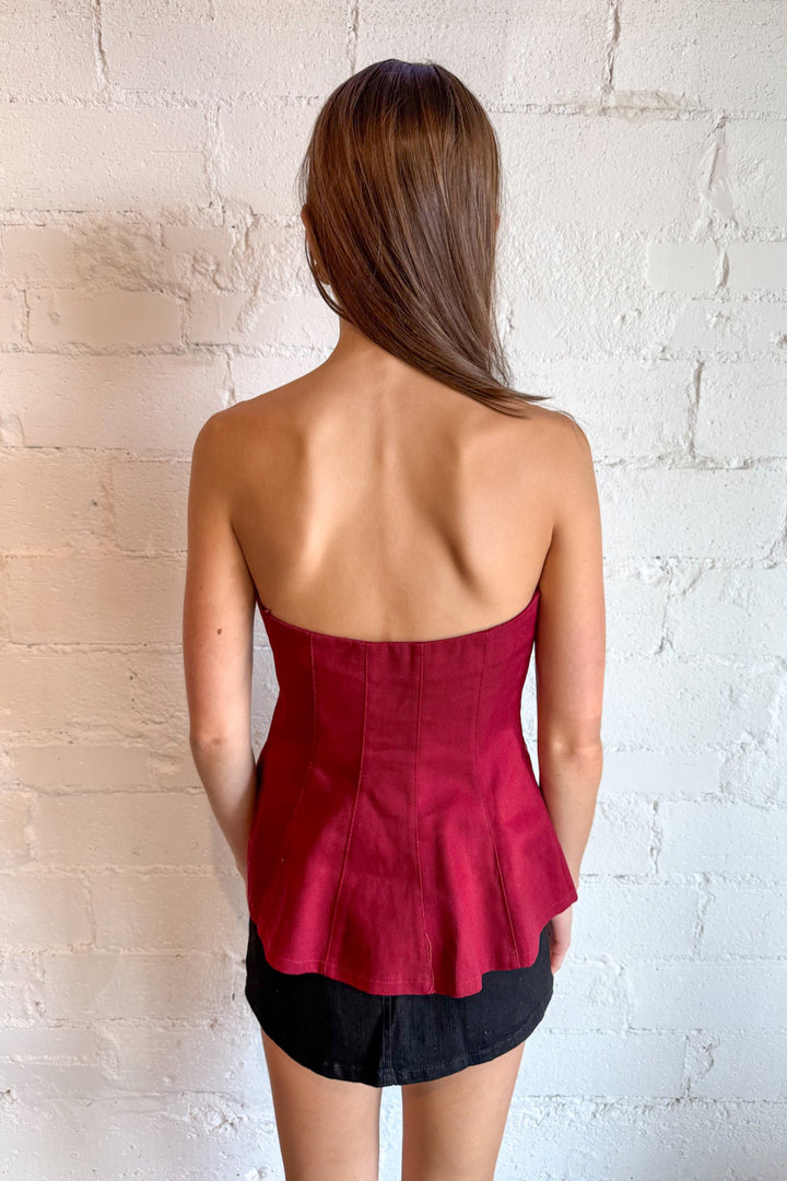 Harvest Honey Top, Strapless Top, Tube Top, Tops, Game Day Outfits, Adeline Boutique, Dallas Boutique