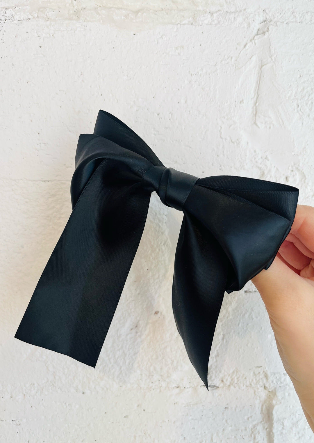 Big Satin Hair Bow, Hair Ties, Adeline, Adeline, dallas boutique, dallas texas, texas boutique, women's boutique dallas, adeline boutique, dallas boutique, trendy boutique, affordable boutique