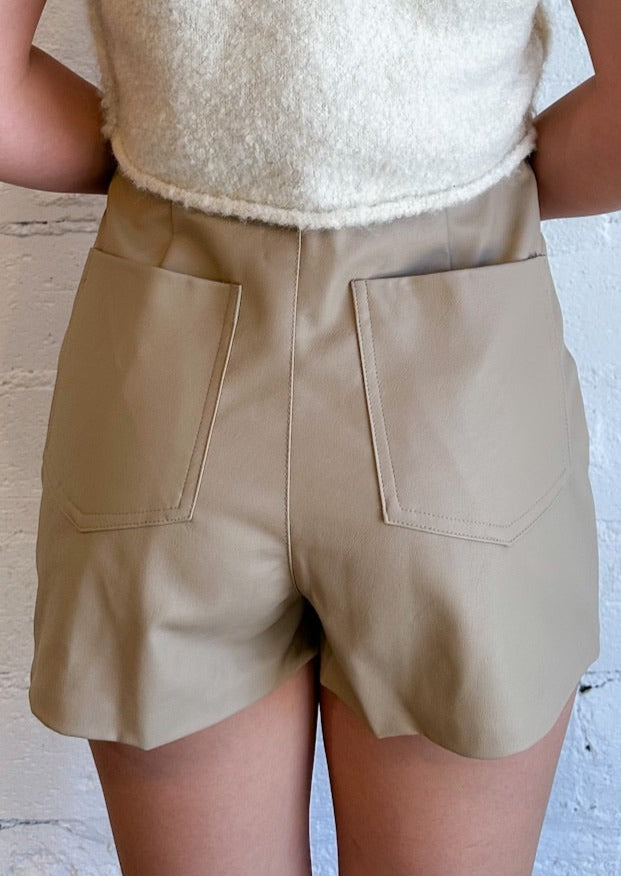 Zipped Up Leather Skort, Skirts, Adeline, Adeline, dallas boutique, dallas texas, texas boutique, women's boutique dallas, adeline boutique, dallas boutique, trendy boutique, affordable boutique