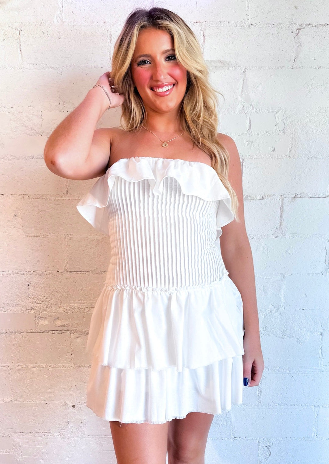 How Cute Mini Dress, Dresses, Blue Blush, Adeline, dallas boutique, dallas texas, texas boutique, women's boutique dallas, adeline boutique, dallas boutique, trendy boutique, affordable boutique