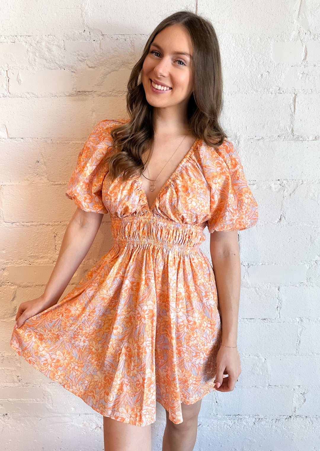 Georgia Peach Dress, Dresses, Adeline, Adeline, dallas boutique, dallas texas, texas boutique, women's boutique dallas, adeline boutique, dallas boutique, trendy boutique, affordable boutique