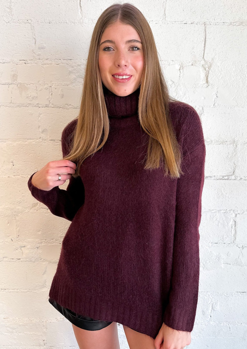 Frosted Cranberry Sweater, Tops, Adeline, Adeline, dallas boutique, dallas texas, texas boutique, women's boutique dallas, adeline boutique, dallas boutique, trendy boutique, affordable boutique