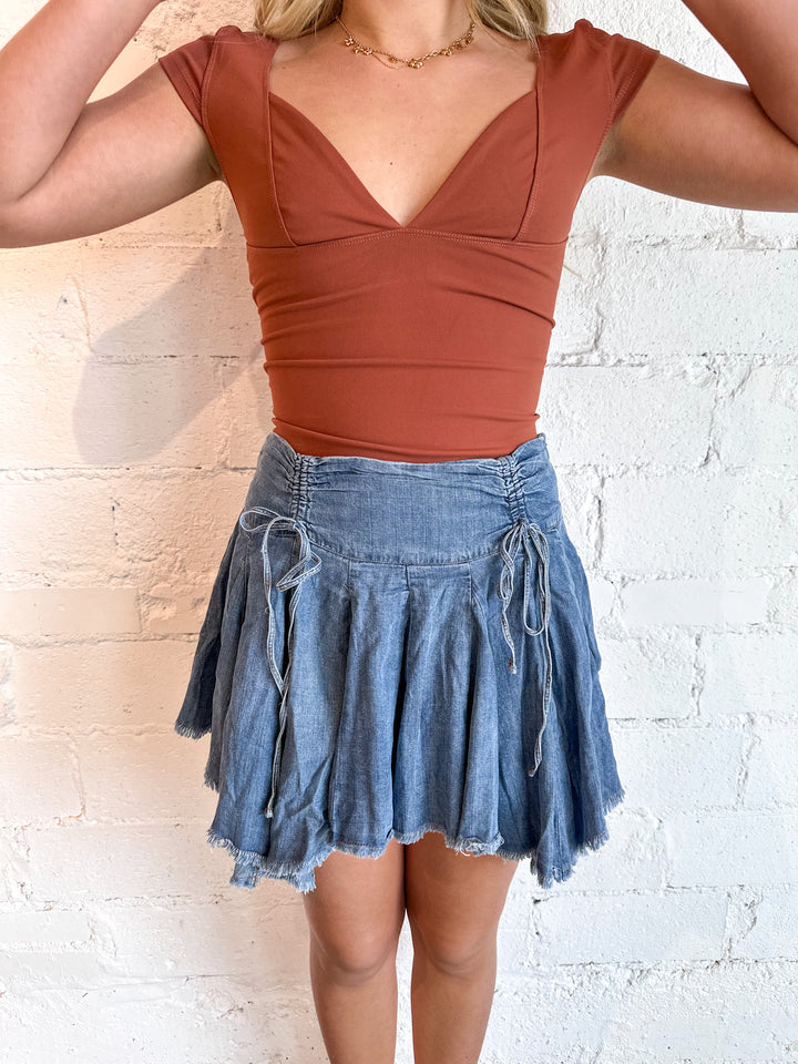 Sunday Blues Skort, Skirts, Adeline, Adeline, dallas boutique, dallas texas, texas boutique, women's boutique dallas, adeline boutique, dallas boutique, trendy boutique, affordable boutique