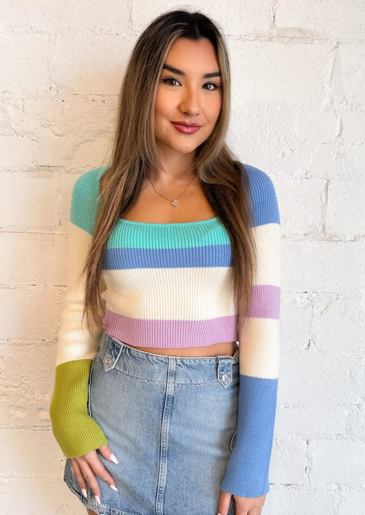 All The Hits Colorblock Sweater, Sweaters, Adeline, Adeline, dallas boutique, dallas texas, texas boutique, women's boutique dallas, adeline boutique, dallas boutique, trendy boutique, affordable boutique