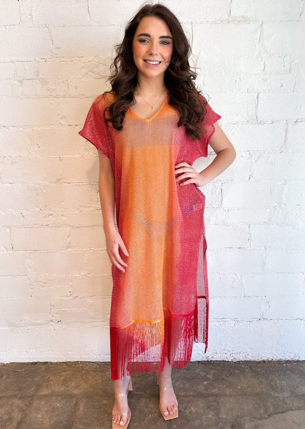 Sunset Shimmer Cover Up, Dresses, Vintage Havana, Adeline, dallas boutique, dallas texas, texas boutique, women's boutique dallas, adeline boutique, dallas boutique, trendy boutique, affordable boutique