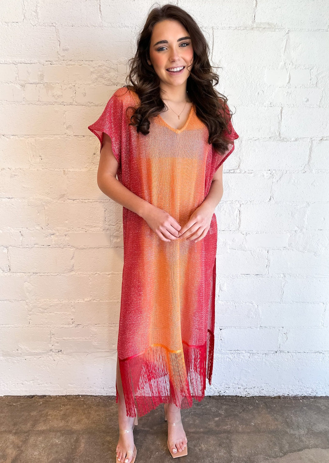 Sunset Shimmer Cover Up, Dresses, Vintage Havana, Adeline, dallas boutique, dallas texas, texas boutique, women's boutique dallas, adeline boutique, dallas boutique, trendy boutique, affordable boutique