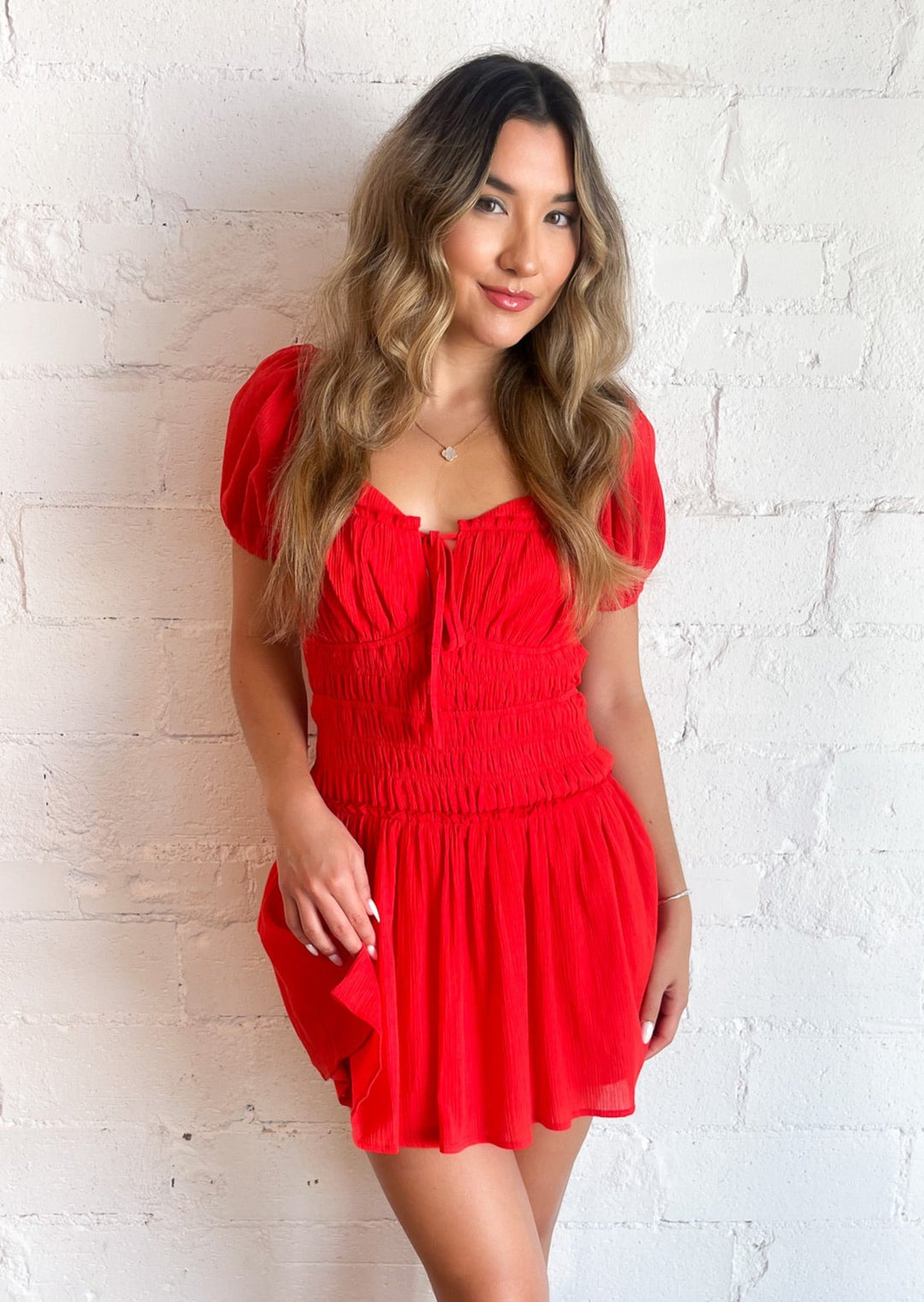 Red Hot Girly Dress, Dresses, Le Lis, Adeline, dallas boutique, dallas texas, texas boutique, women's boutique dallas, adeline boutique, dallas boutique, trendy boutique, affordable boutique