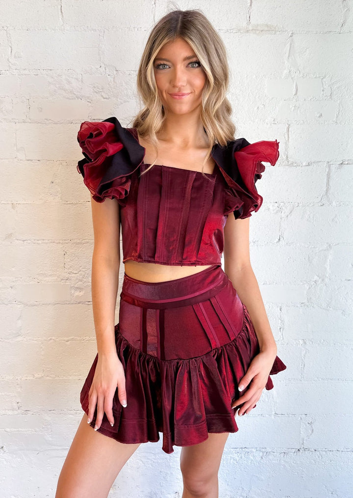 Hailey Cognac Skirt, Skirts, Adeline, Adeline, dallas boutique, dallas texas, texas boutique, women's boutique dallas, adeline boutique, dallas boutique, trendy boutique, affordable boutique