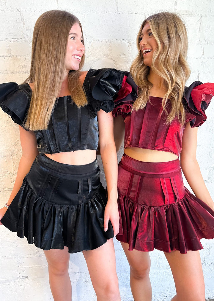 Hailey Cognac Skirt, Skirts, Adeline, Adeline, dallas boutique, dallas texas, texas boutique, women's boutique dallas, adeline boutique, dallas boutique, trendy boutique, affordable boutique