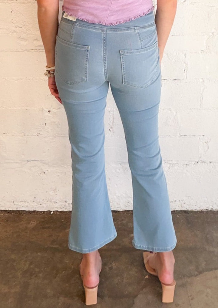 Free People In My Feelings Cropped Slim Flare Jeans, Pants, Free People, Adeline, dallas boutique, dallas texas, texas boutique, women's boutique dallas, adeline boutique, dallas boutique, trendy boutique, affordable boutique