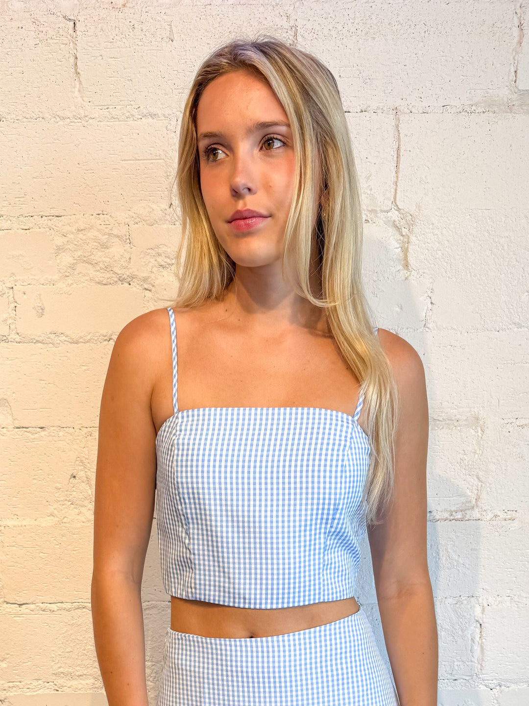 Gracie Gingham Top