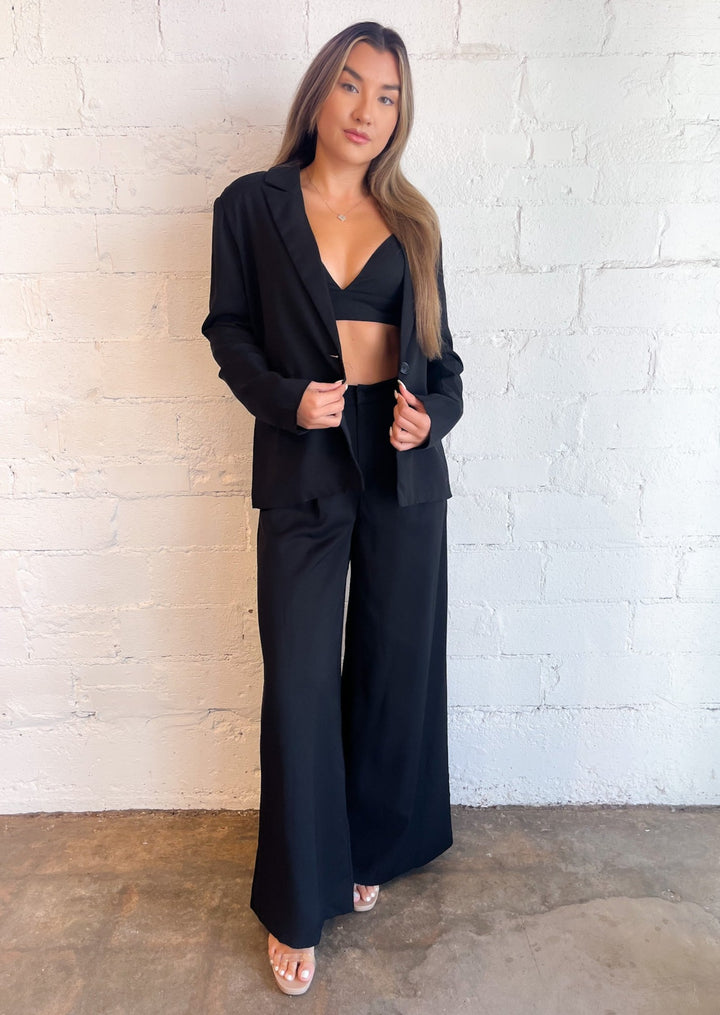 Cool Perfection Wide Leg Trouser, Pants, Adeline, Adeline, dallas boutique, dallas texas, texas boutique, women's boutique dallas, adeline boutique, dallas boutique, trendy boutique, affordable boutique
