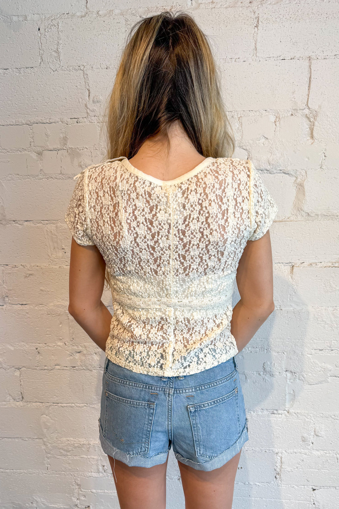 Free People Claro Short Sleeve Tee