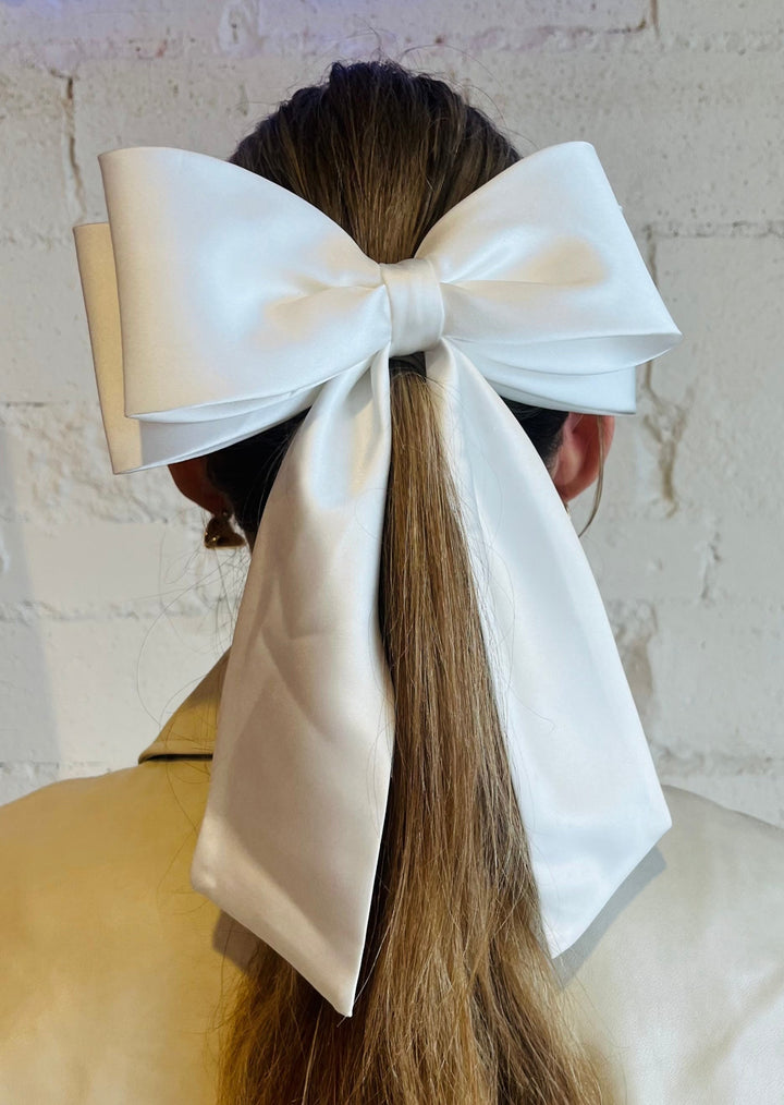 The Perfect Long Satin Hair Bow Barrette, misc, Adeline, Adeline, dallas boutique, dallas texas, texas boutique, women's boutique dallas, adeline boutique, dallas boutique, trendy boutique, affordable boutique