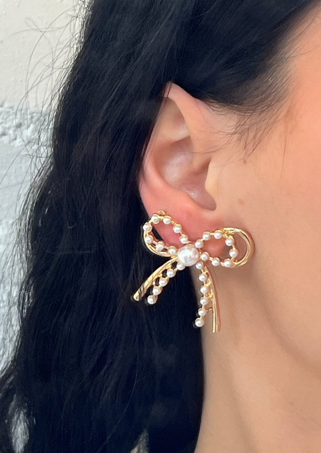 Girly Bow Earrings, Jewelry, Adeline, Adeline, dallas boutique, dallas texas, texas boutique, women's boutique dallas, adeline boutique, dallas boutique, trendy boutique, affordable boutique
