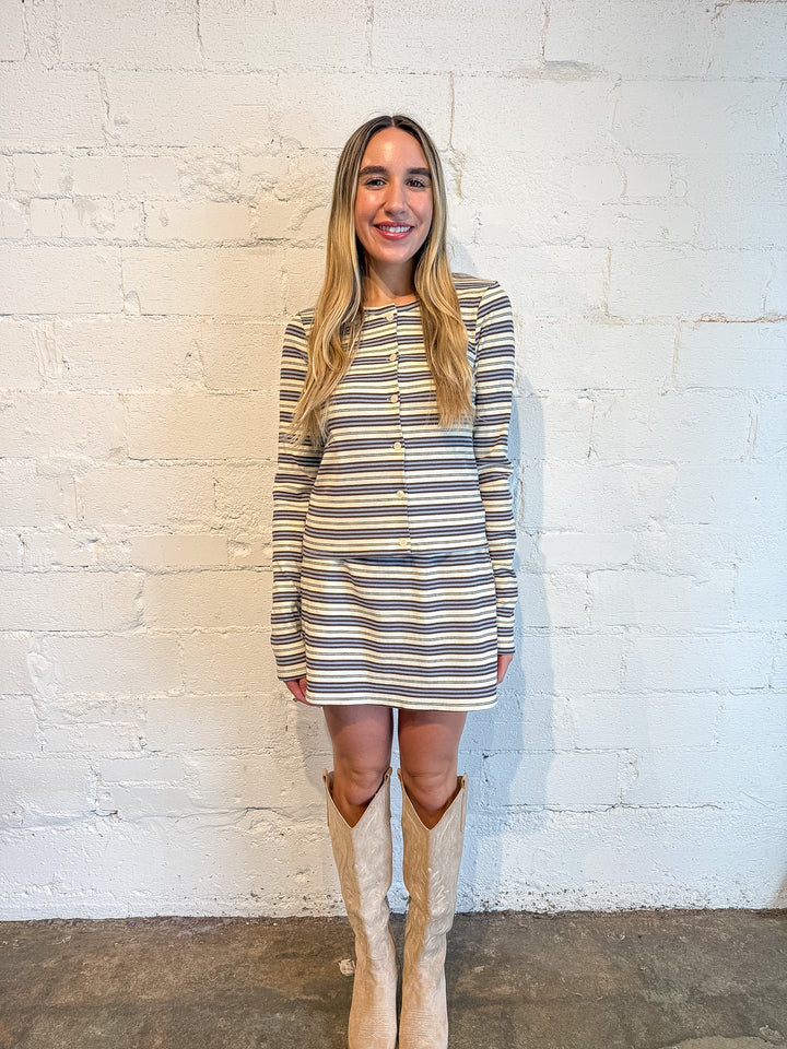 Leisure Stripe Skirt