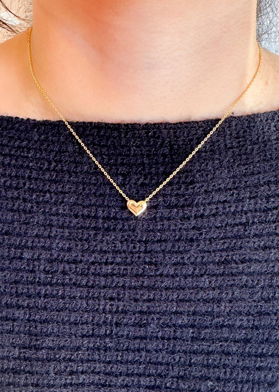 Mini Gold Heart Necklace, Jewelry, Adeline, Adeline, dallas boutique, dallas texas, texas boutique, women's boutique dallas, adeline boutique, dallas boutique, trendy boutique, affordable boutique