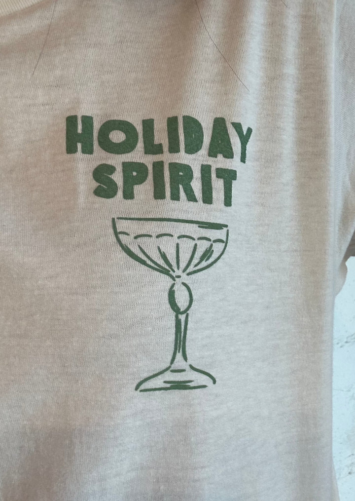 Holiday Spirit Tee, Tops, Adeline, Adeline, dallas boutique, dallas texas, texas boutique, women's boutique dallas, adeline boutique, dallas boutique, trendy boutique, affordable boutique