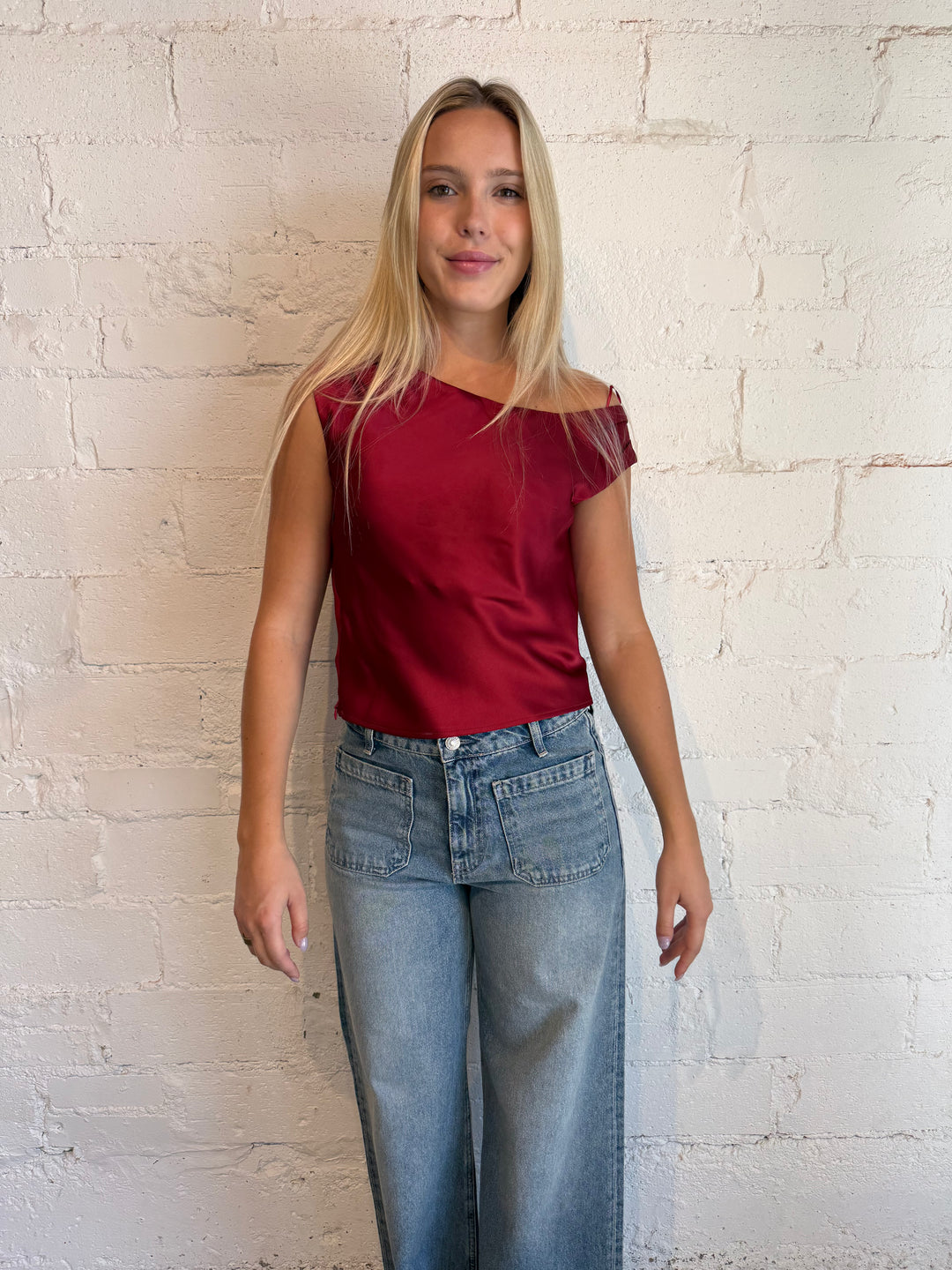 The Refined Satin Top