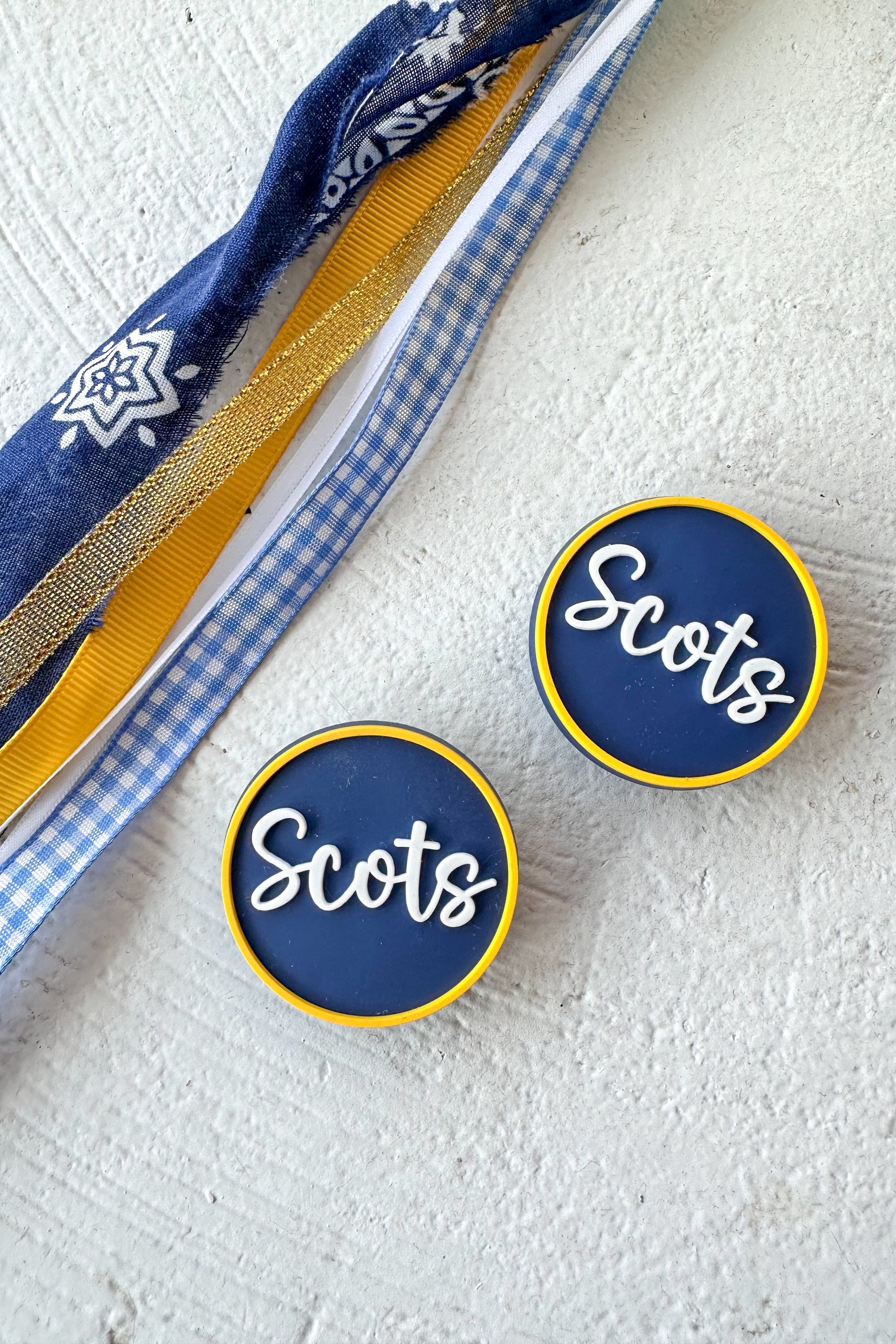 Button With Ribbon Boot Button With Ribbon – Adeline
