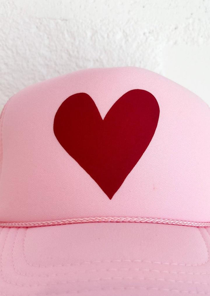 Pink I Heart You Trucker Hat, Hat, Adeline, Adeline, dallas boutique, dallas texas, texas boutique, women's boutique dallas, adeline boutique, dallas boutique, trendy boutique, affordable boutique