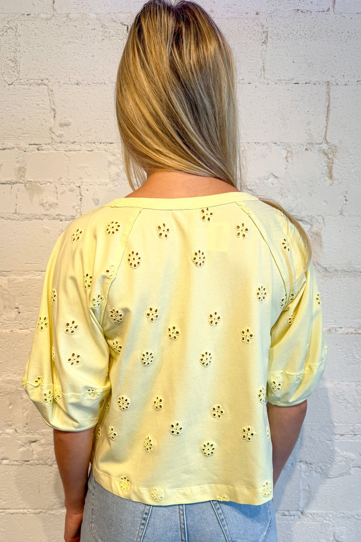 Free People Jessie Eyelet Tee