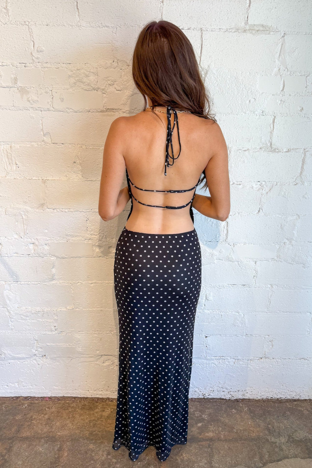 In The Spotlight Maxi Skirt, Maxi Skirt, Two Piece Set, Polka Dot Set, Adeline Boutique, Dallas Boutique, Polka Dot, Womens Clothing Boutique, Maxi, Skirt 