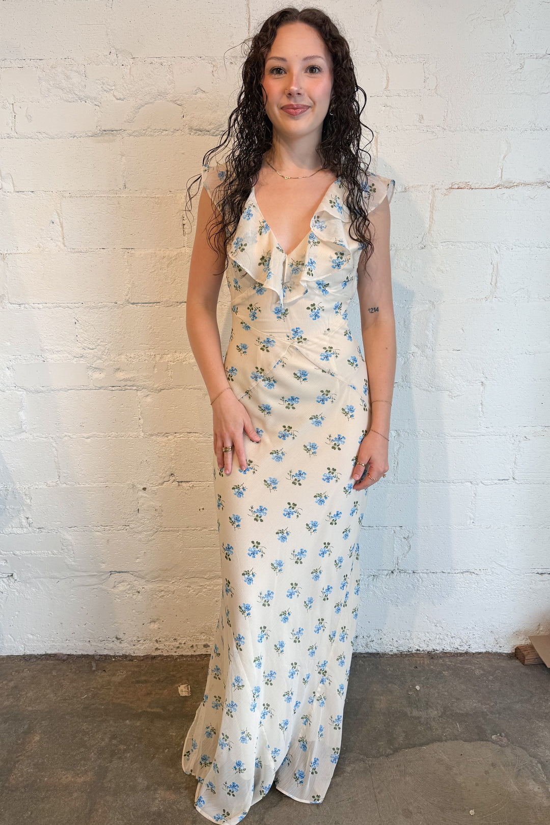 Ivory Bloom Dress, adeline boutique, dallas boutique, boutique