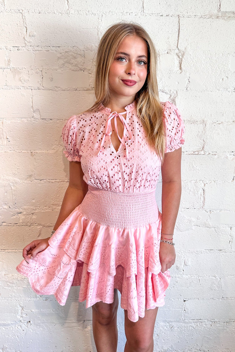Jane Smocked Dress, Summer Dress, Adeline Boutique, Dallas Boutique, Boutique Dresses, Dresses, Brunch Outfit, Smocked Dress