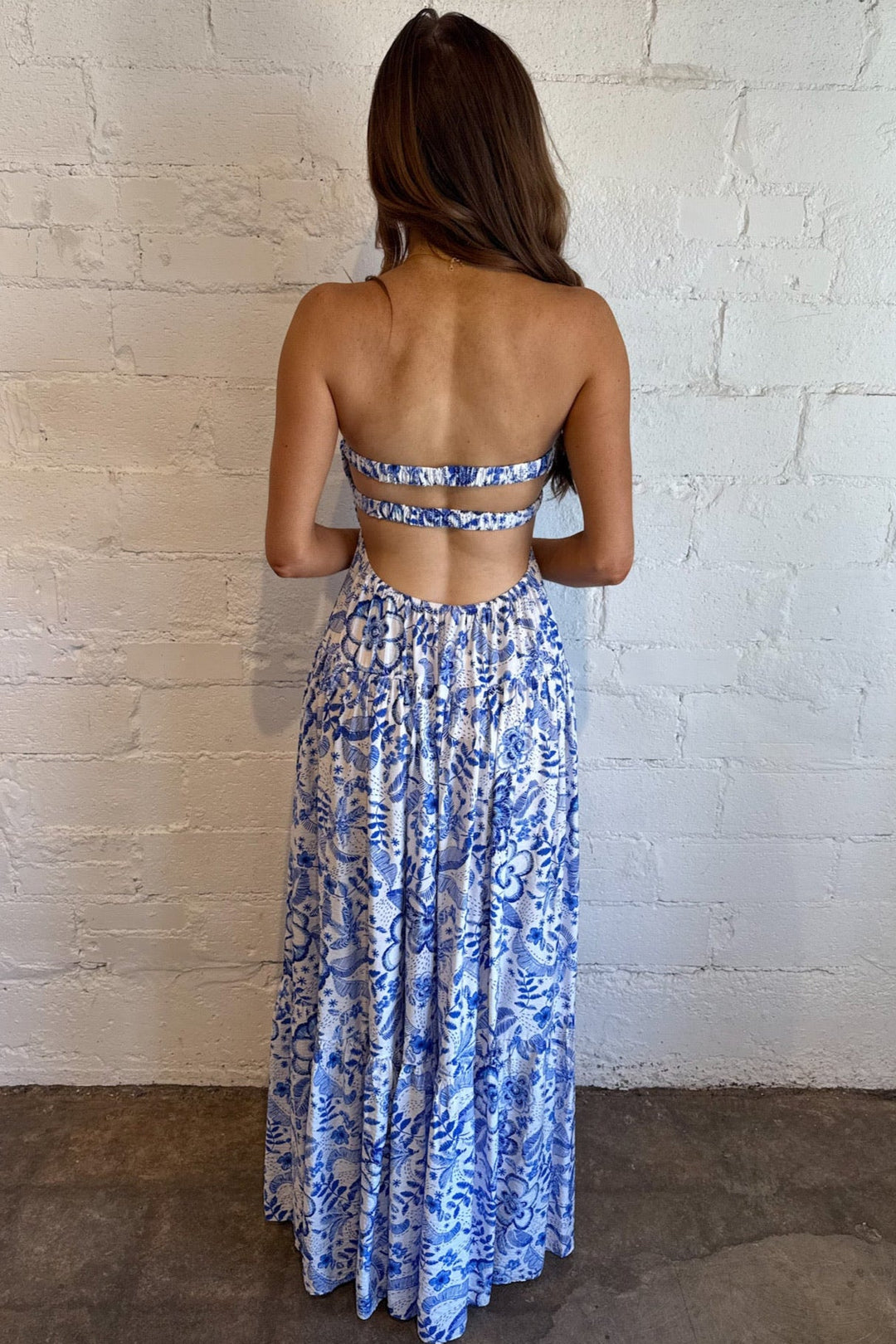 jennifer maxi dress The Jennifer Cupro Dress by Misha sells out every single time and this will be no different This baby blue beauty is divine!!! Shop now before your size disappears