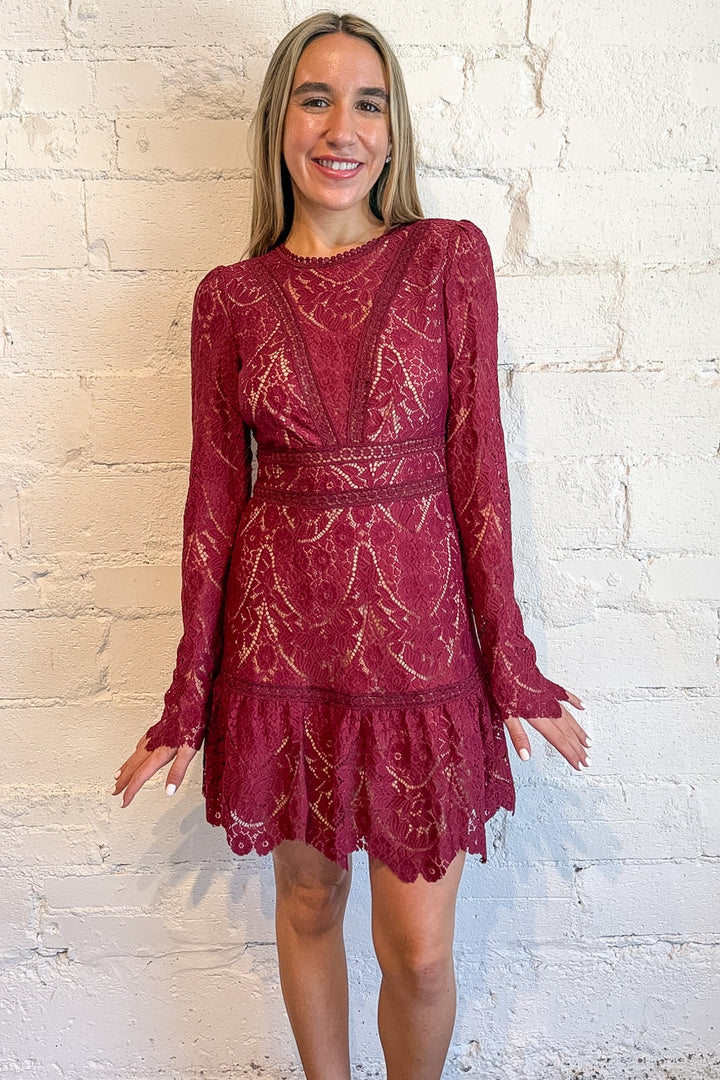 black lace dress, womens boutique, cocktail dress, long sleeve lace dress 