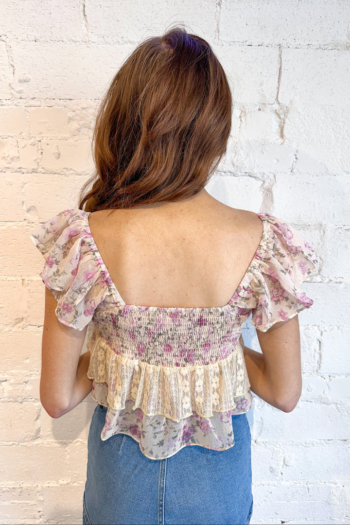 Lace & Lillies Top, Summer Tops, Tops, Floral Tops, Summer Styles, Adeline Boutique, Dallas Boutique, Boutiques 