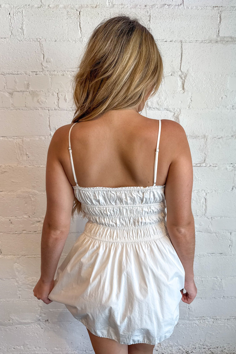 Lainey Dress, White Dress, Summer Styles, Vacation Dress, Mini Dress, Adeline Boutique, Dallas Boutique, Boutique Clothing