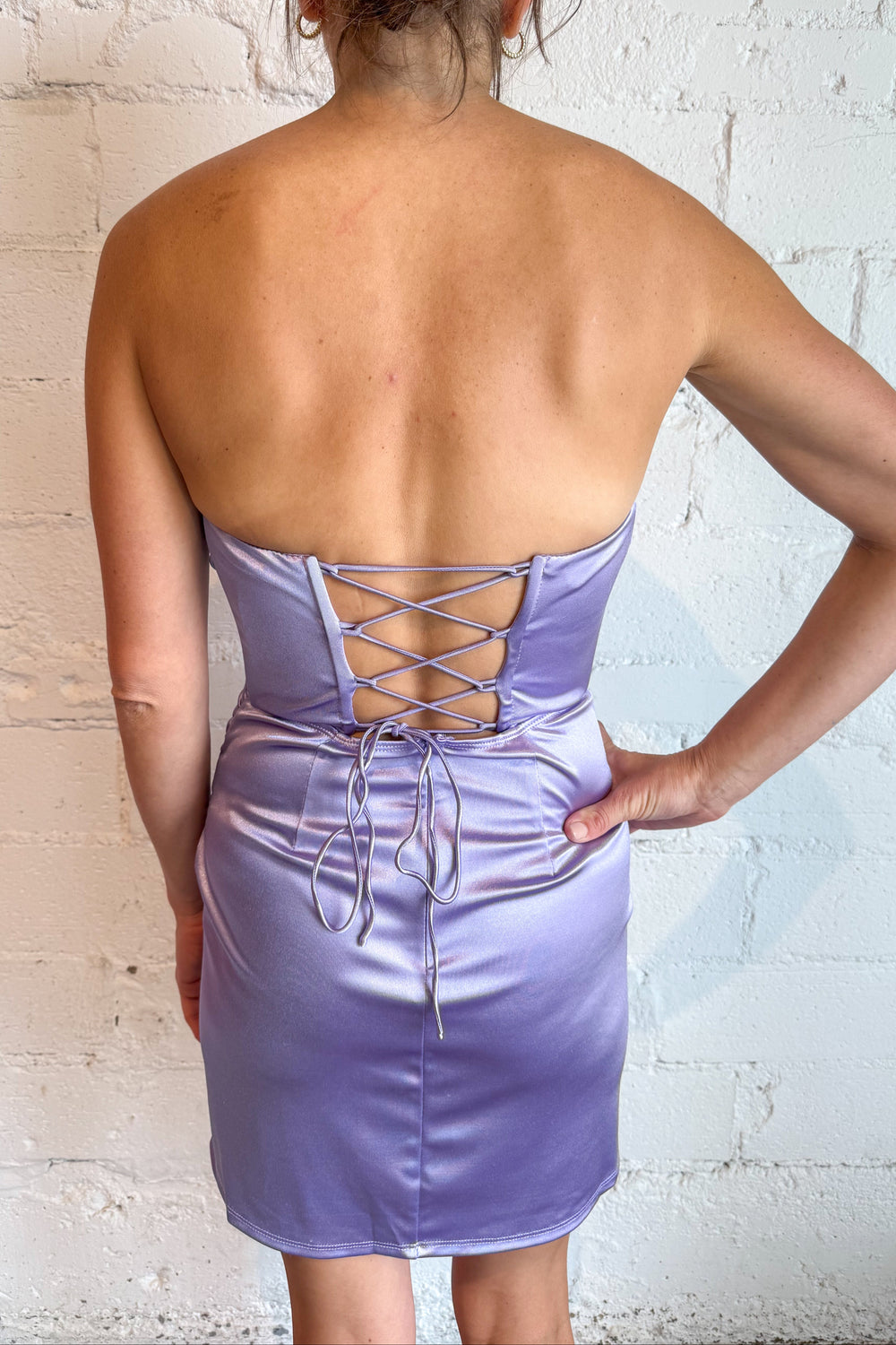 Lauren Slit Dress, Mini Dress, Mini Homecoming Dress, Hoco Dress, Boutique Dresses, Adeline Boutique, Dallas Boutique