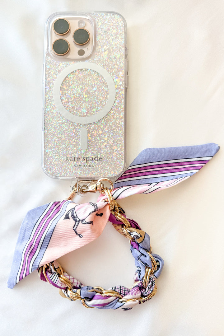 Lavender Scarf Key & Phone Chain, Accessories, Phone Accessories, Adeline Boutique, Dallas Boutique, Keychain