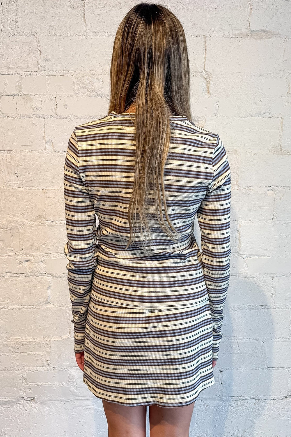 set, matching set, womens matching set, matching stripe set, matching skirt and top set 