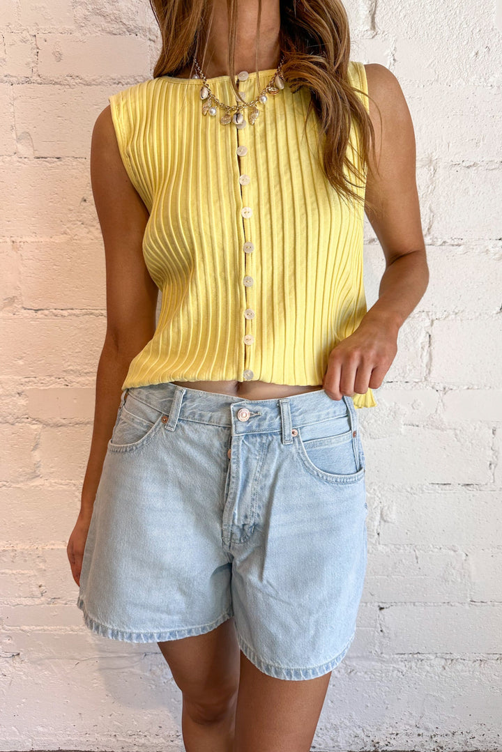 Free People Tippi Denim Short, Denim, Spring Shorts, Adeline Boutique, Dallas Boutique, Bottoms